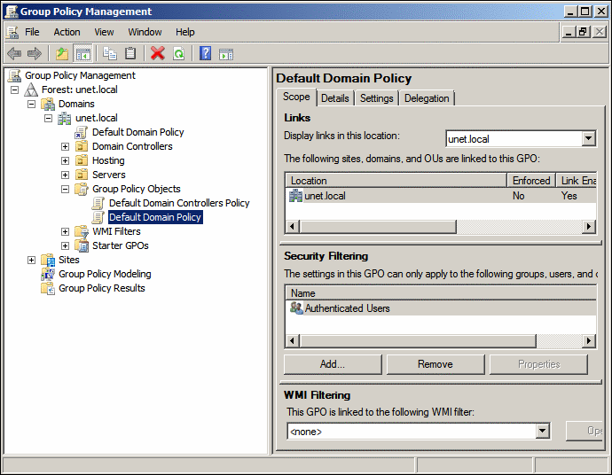 Configuring Account Lockout Policy